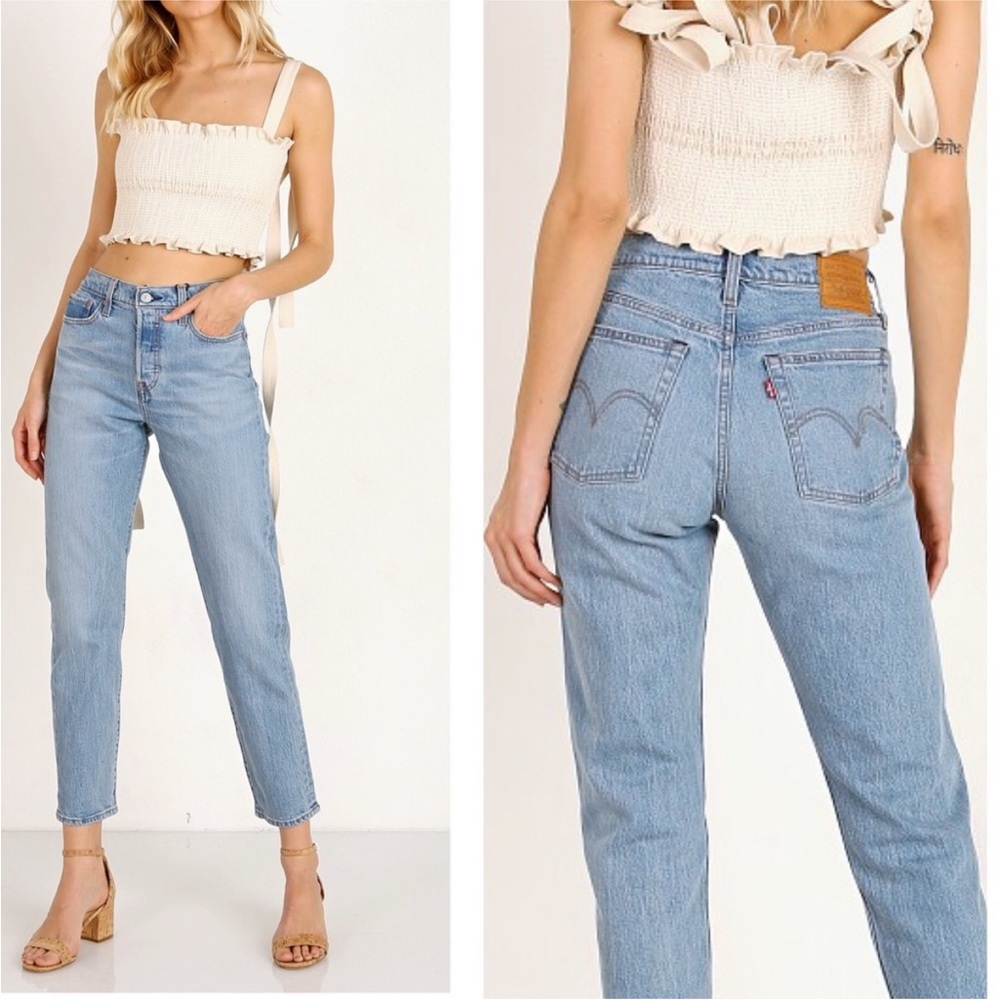 Levi's Wedgie Icon Fit Jeans Bright Side Straight‎ Leg High Rise Women’s Sz 26